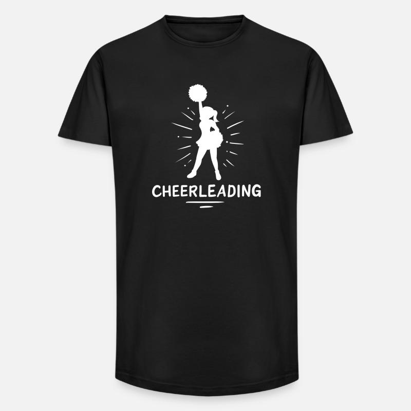 Cheerleading - Long Fit Männer T-Shirt - Schwarz