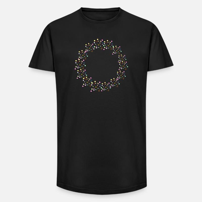SPRUDEL Sonne - Long Fit Männer T-Shirt - Schwarz