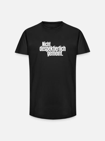 Non méprisable Par - T-shirt coupe longue homme - noir