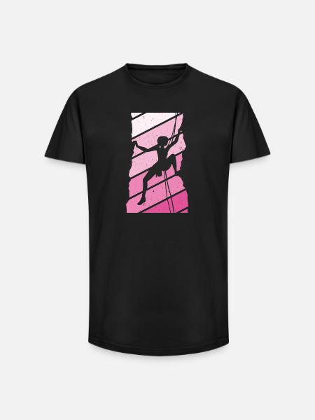 Climber Climbing - Long Fit Men's T-Shirt - black