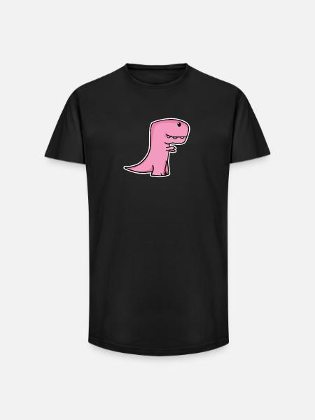 Dinosaurs for children - Long Fit Men's T-Shirt - black