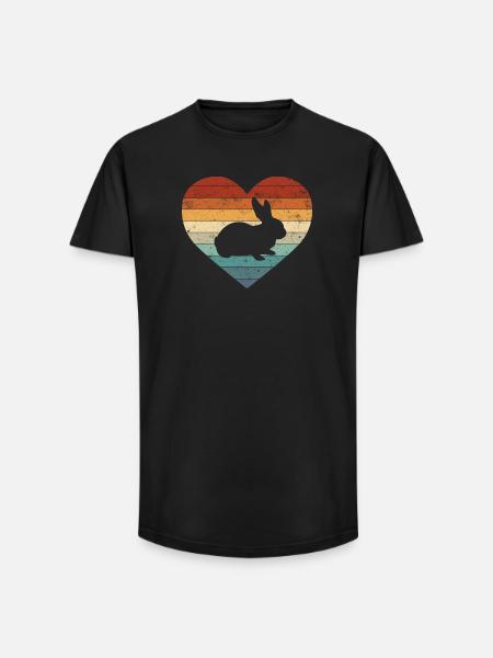 Rabbit - Long Fit Men's T-Shirt - black