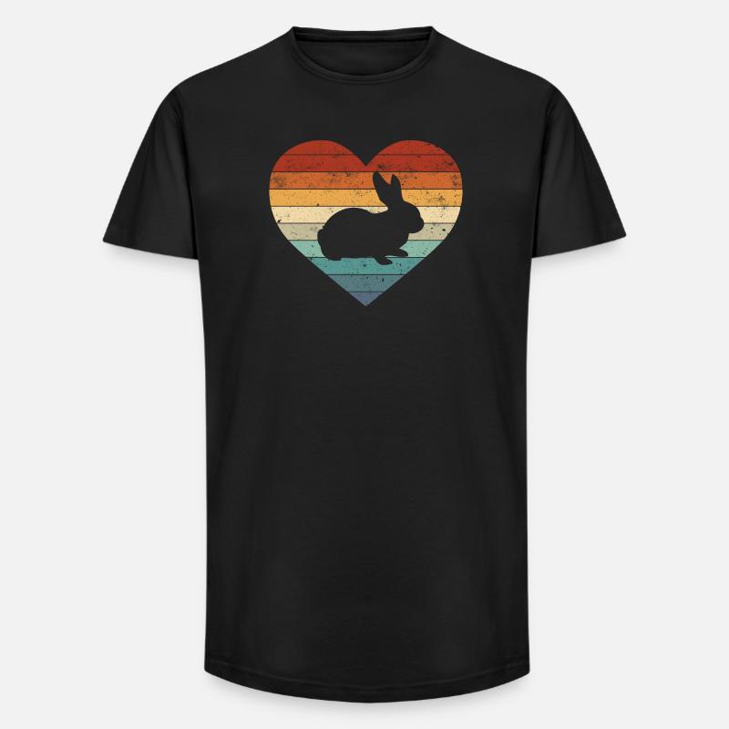Rabbit - Long Fit Men's T-Shirt - black