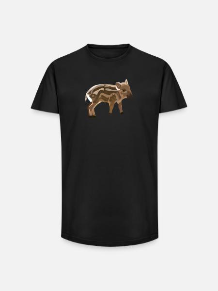 Freddy - Freshman - Long Fit Men's T-Shirt - black