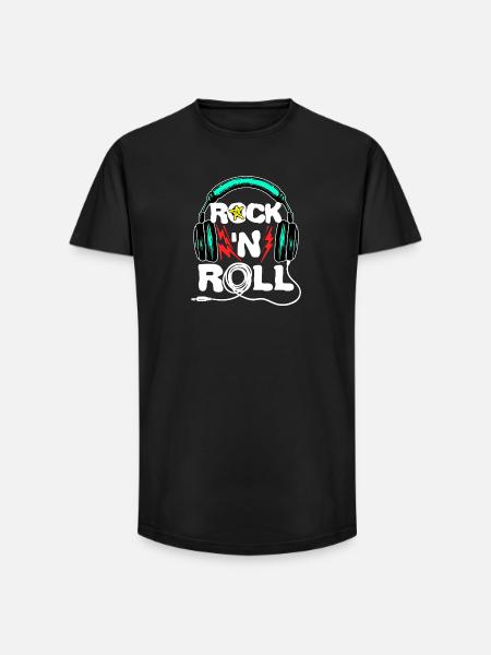 Cool Headset Funny Saying - Long Fit Men's T-Shirt - black