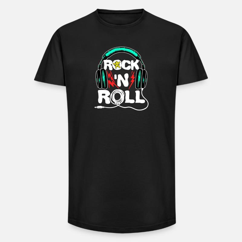 Cool Headset Lustig Spruch - Long Fit Männer T-Shirt - Schwarz