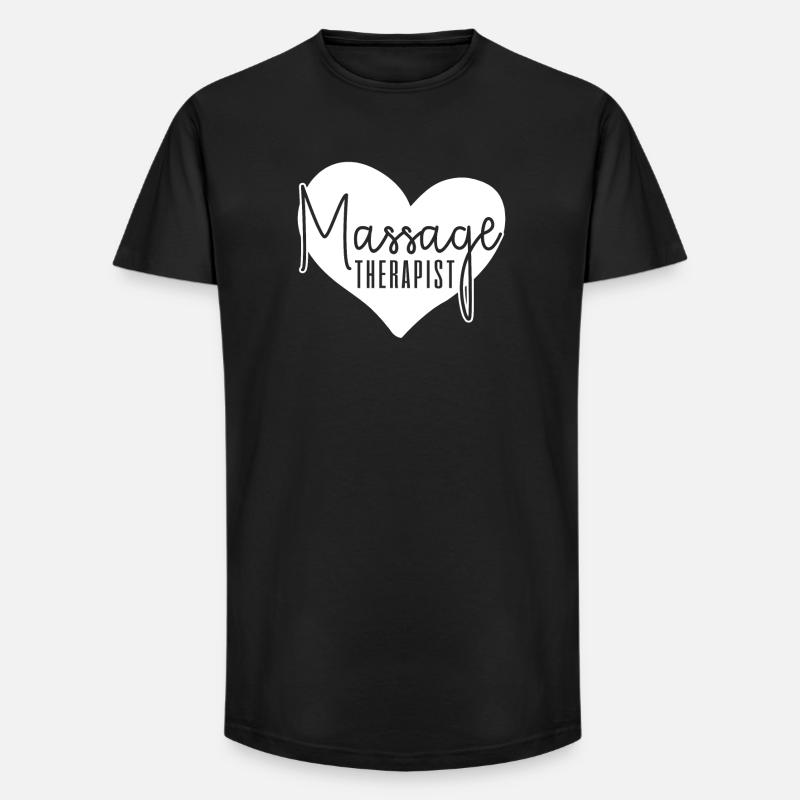 Massagetherapeut Massagetherapie - Long Fit Männer T-Shirt - Schwarz