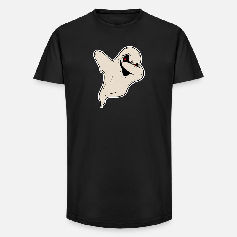 Halloween Horror Ghosts - Long Fit Men's T-Shirt - black