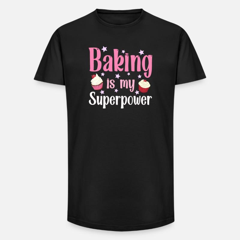 Baking baker baker - Long Fit Men's T-Shirt - black