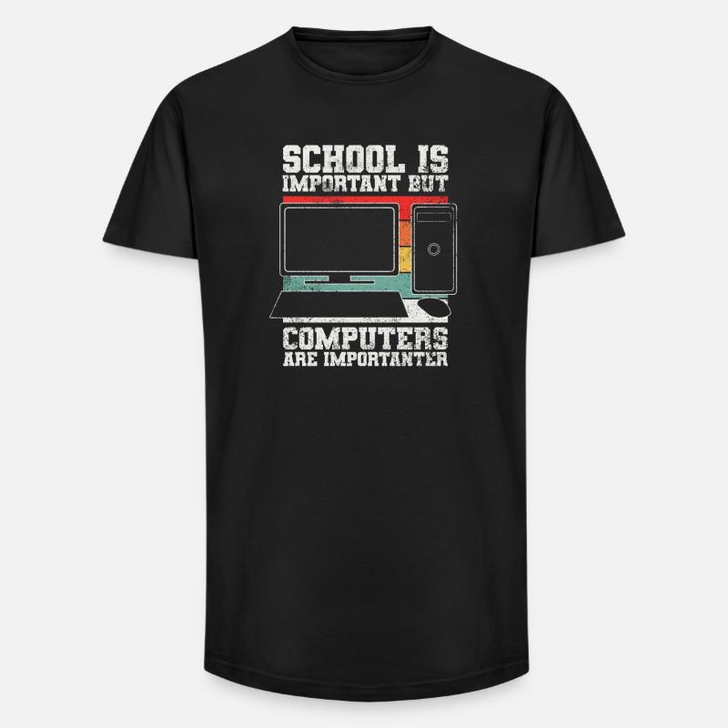 Computer Programmierer - Long Fit Männer T-Shirt - Schwarz