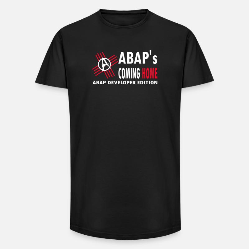ABAPsComingHome - Long Fit Männer T-Shirt - Schwarz