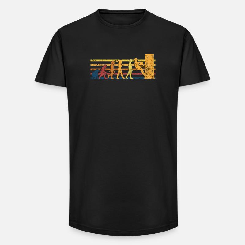 Baumpfleger Baumkletterer - Long Fit Männer T-Shirt - Schwarz