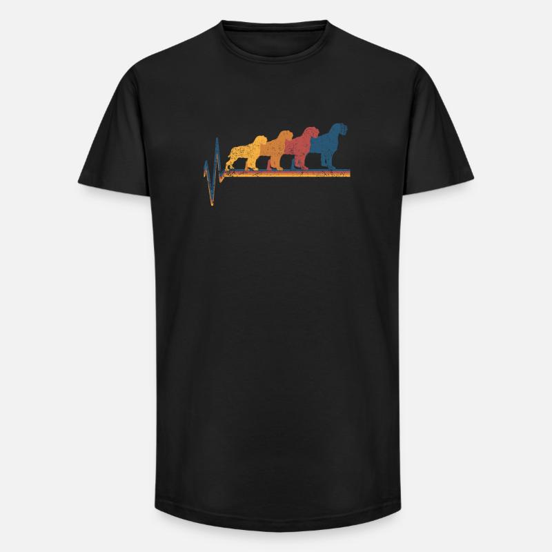 Deutsch Drahthaar - Long Fit Männer T-Shirt - Schwarz
