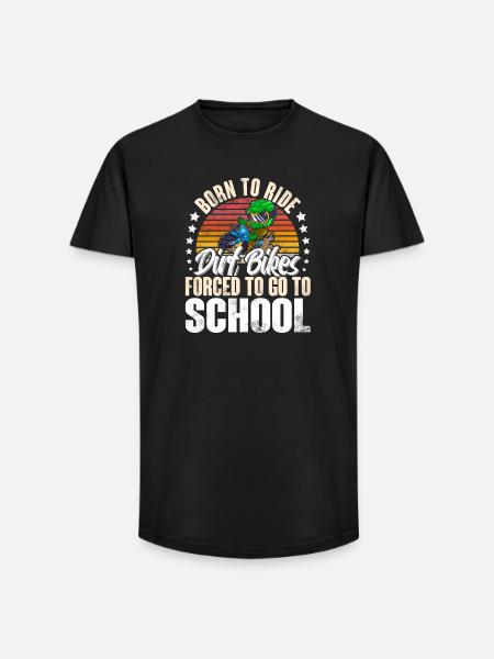 Motocross - T-shirt coupe longue homme - noir