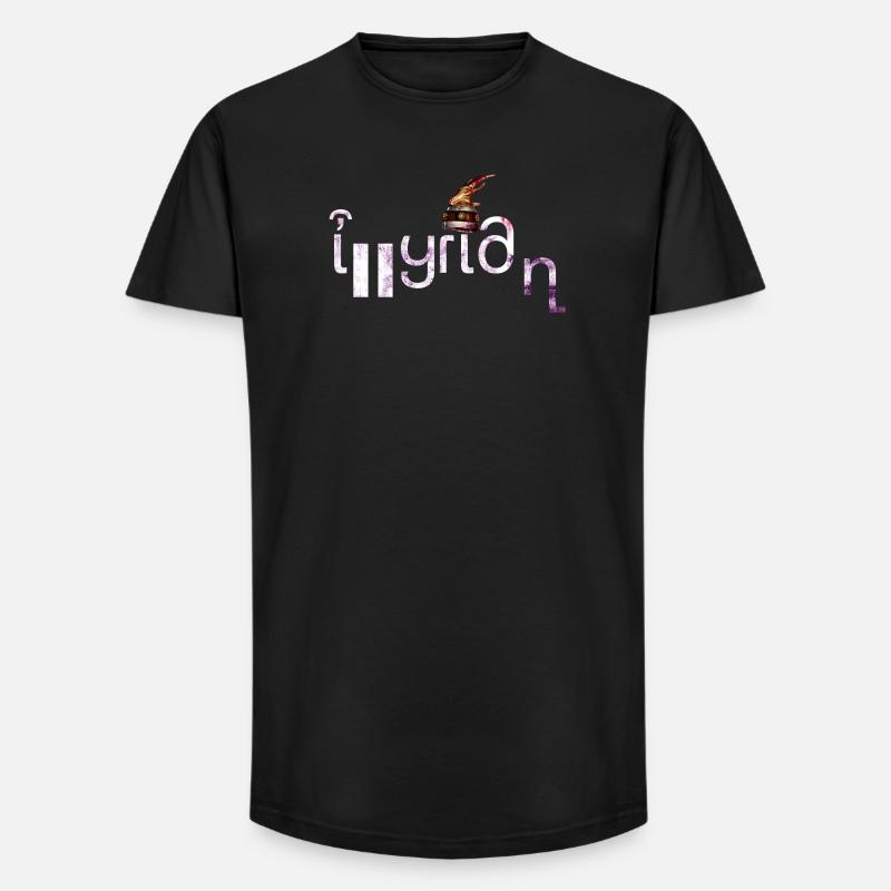 Illyrian - Long Fit Männer T-Shirt - Schwarz