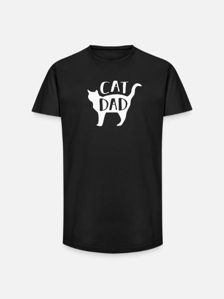 Cat Cats - Long Fit Men's T-Shirt - black