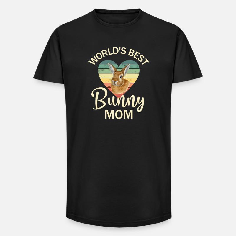 Rabbit Rabbit - Long Fit Men's T-Shirt - black