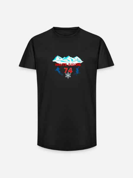 Haute-Savoie - Long Fit Men's T-Shirt - black
