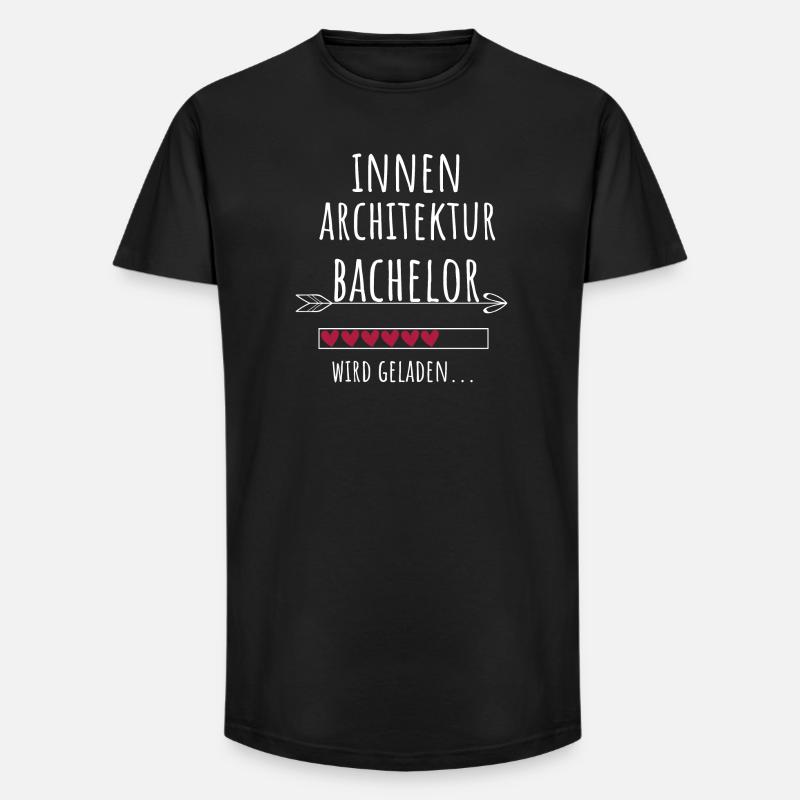 Innenarchitektur Bachelor Studium Geschenk - Long Fit Männer T-Shirt - Schwarz