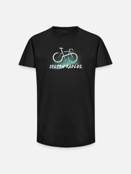 Selten Radlos - Fahrrad - Long Fit Männer T-Shirt - Schwarz