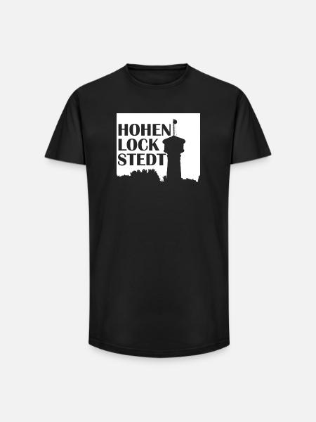 Hohenlockstedt Wasserturm - Long Fit Männer T-Shirt - Schwarz