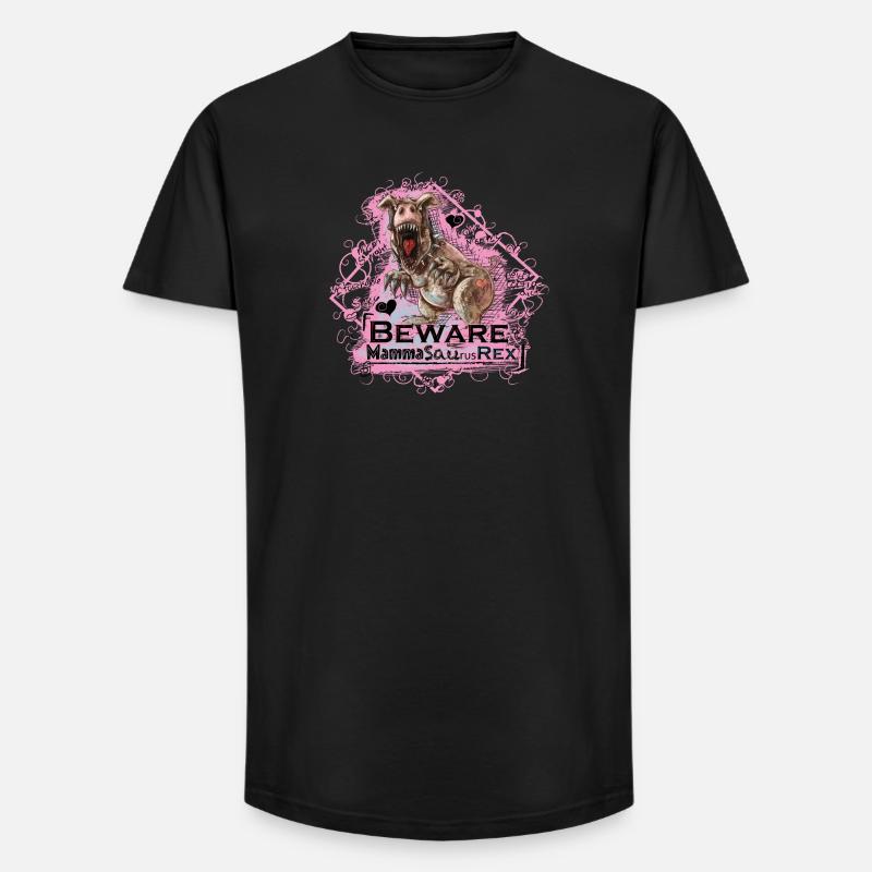 Mamasaurusrex - Long Fit Männer T-Shirt - Schwarz