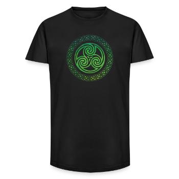 Celtic Knot - Long Fit Men's T-Shirt - black - Front - AI Model Male 185 light (185cm)