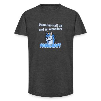 Fabelhafter Abschied - Long Fit Männer T-Shirt - Anthrazit - Vorne - AI Model Male 185 light (185cm)