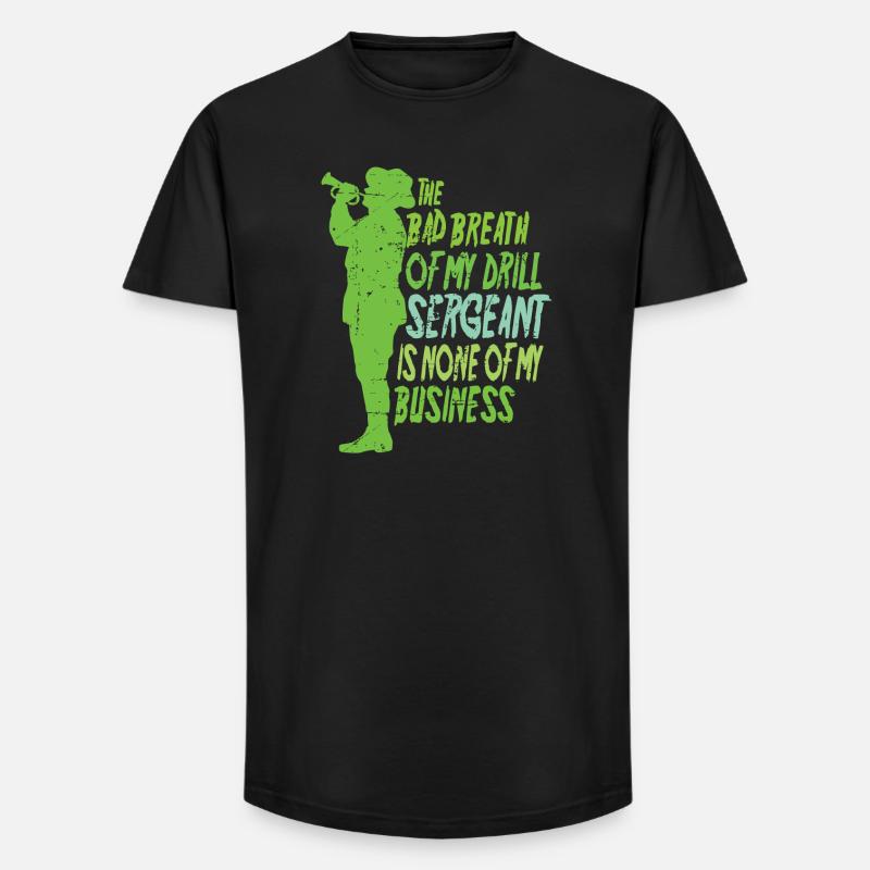 Drill Sergeant - Long Fit Men's T-Shirt - black