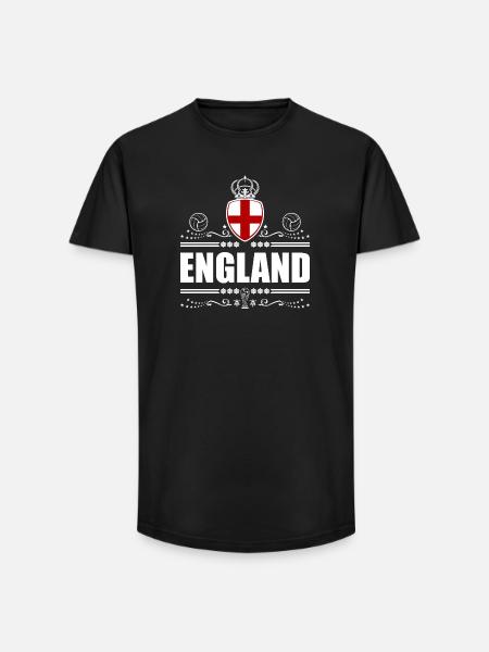 ANGLETERRE DÉCONTRACTÉE - T-shirt coupe longue homme - noir