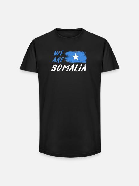 We are Somalia - Long Fit Men's T-Shirt - black