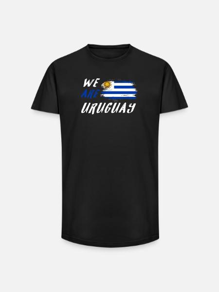 We are Uruguay - Long Fit Men's T-Shirt - black