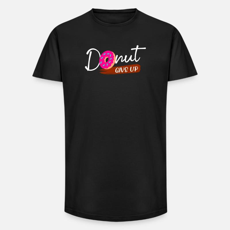 Bonbons Déclaration Donut Snacking Cuisson - T-shirt coupe longue homme - noir