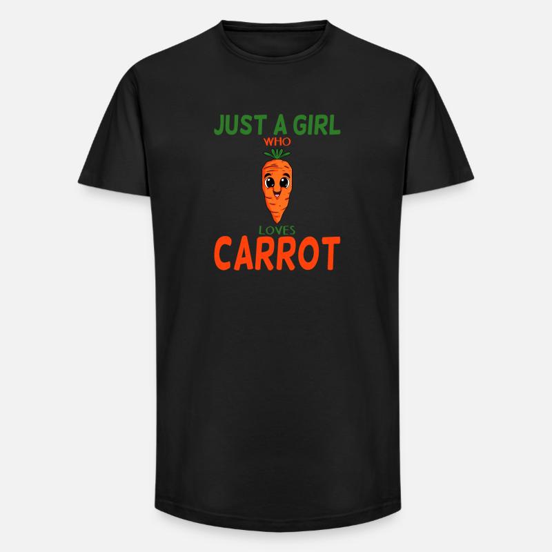 Vegansk gulerod gulerod gulerødder - Long fit herre T-shirt - sort