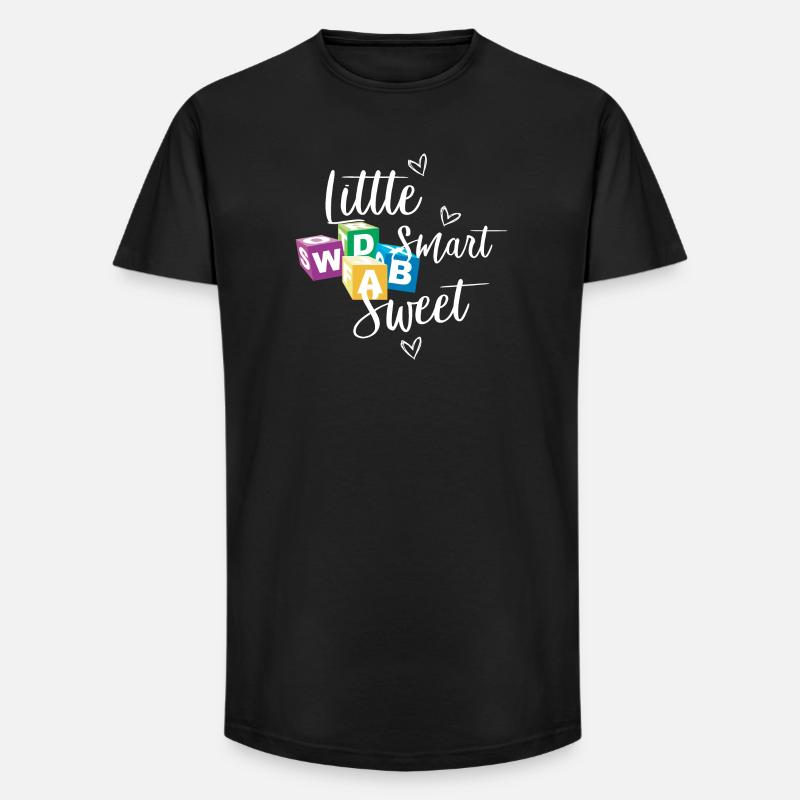Petit Smart et Doux - T-shirt coupe longue homme - noir