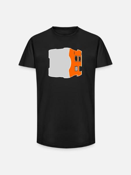 RevPi Shirt - Long Fit Männer T-Shirt - Schwarz