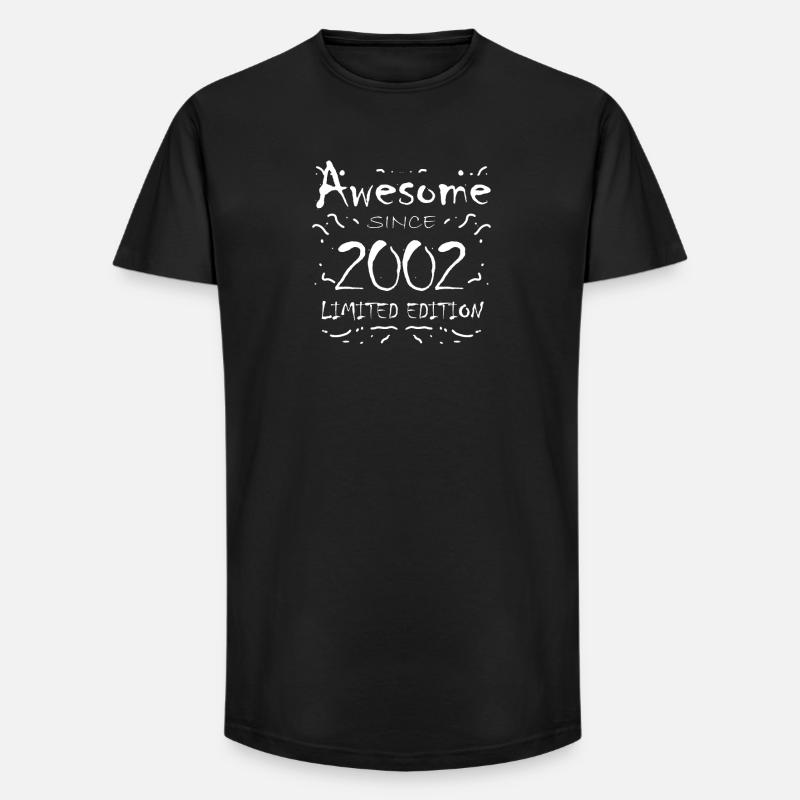 2002 - Long Fit Men's T-Shirt - black