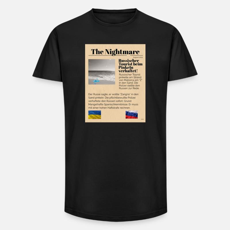 The Nightmare 2 Ironisch - Long Fit Männer T-Shirt - Schwarz