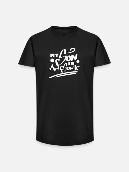 Father Father's Day Gift - Long Fit Men's T-Shirt - black