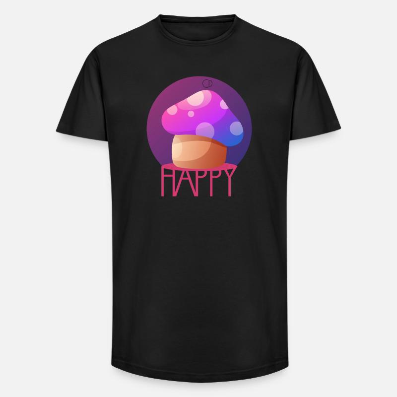 MAGIC MUSHROOM by CD - Long Fit Männer T-Shirt - Schwarz