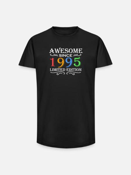 1995 - Born 1995 - Long Fit Men's T-Shirt - black
