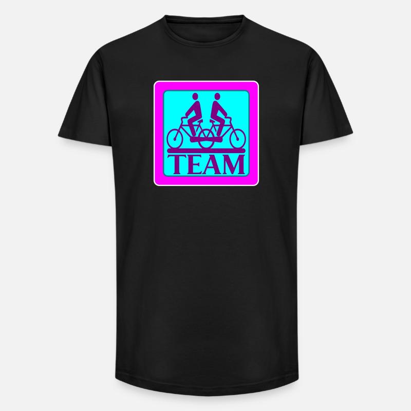 TEAM PROBLEMS - BICYCLE - STRATEGY - Long Fit Men's T-Shirt - black