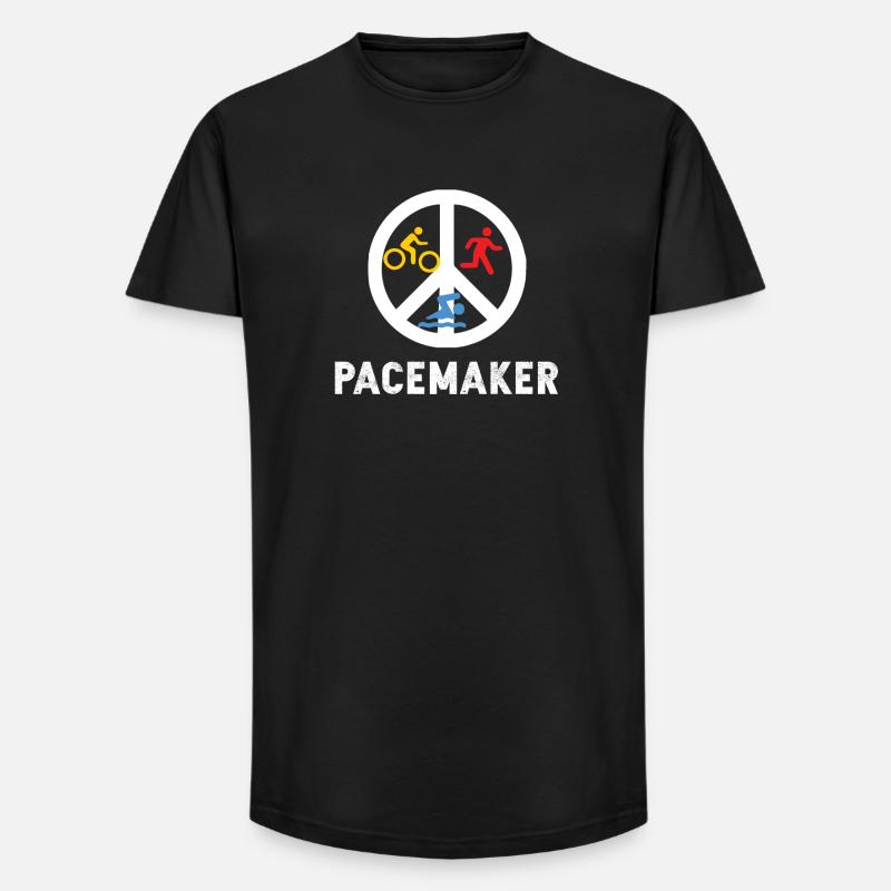 Pacemaker Trilife Triathlon - Long Fit Männer T-Shirt - Schwarz