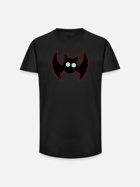 Halloween Bat - Long Fit Men's T-Shirt - black