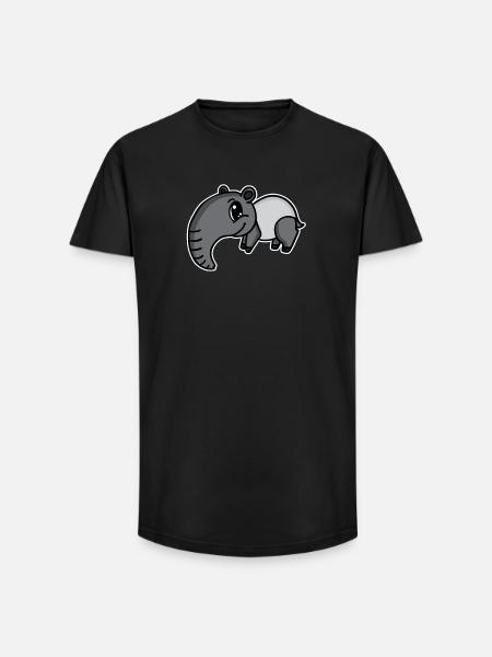 tapire tapire - Long Fit Men's T-Shirt - black
