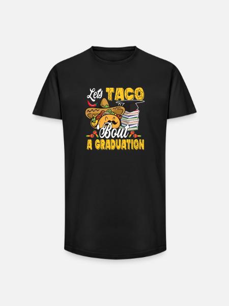 Tacos Für Eine Abschlussfeier - Long Fit Männer T-Shirt - Schwarz
