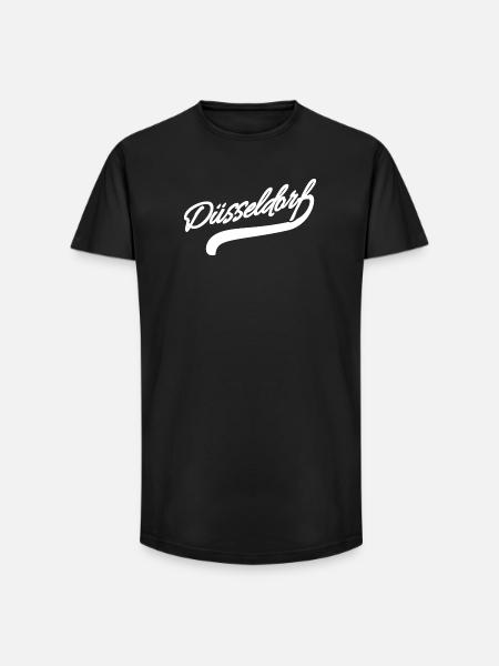 Dusseldorf Retro - Long Fit Men's T-Shirt - black