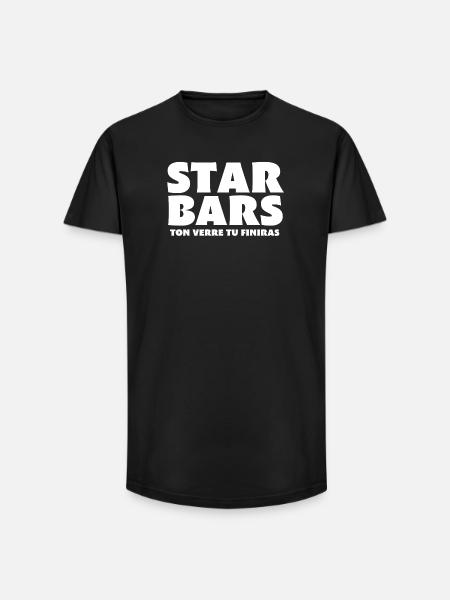 bar, bartender, bar owner - Long Fit Men's T-Shirt - black