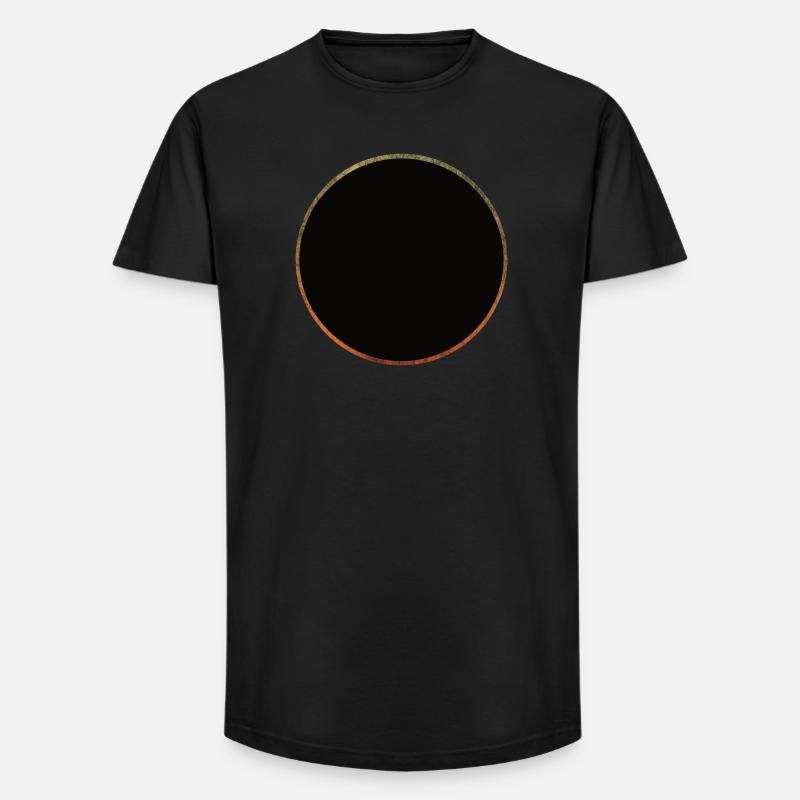 Solar eclipse - Long Fit Men's T-Shirt - black