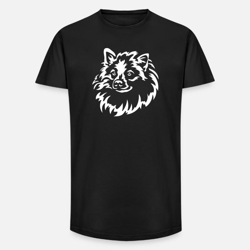 Spitz Kopf "Black Edition" - Long Fit Männer T-Shirt - Schwarz